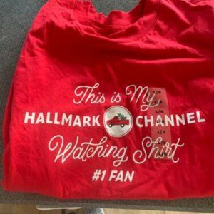 This is my Christmas Movie watching Shirt Long Sleeve T-Shirt, LG, Red